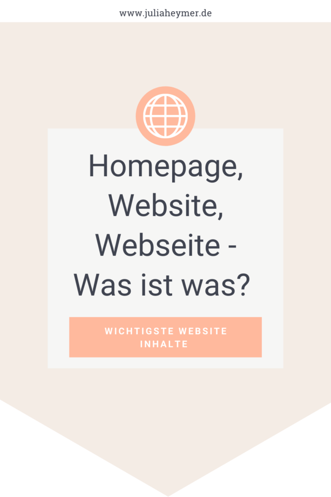 Homepage, Website, Webseite - Website-Inhalte