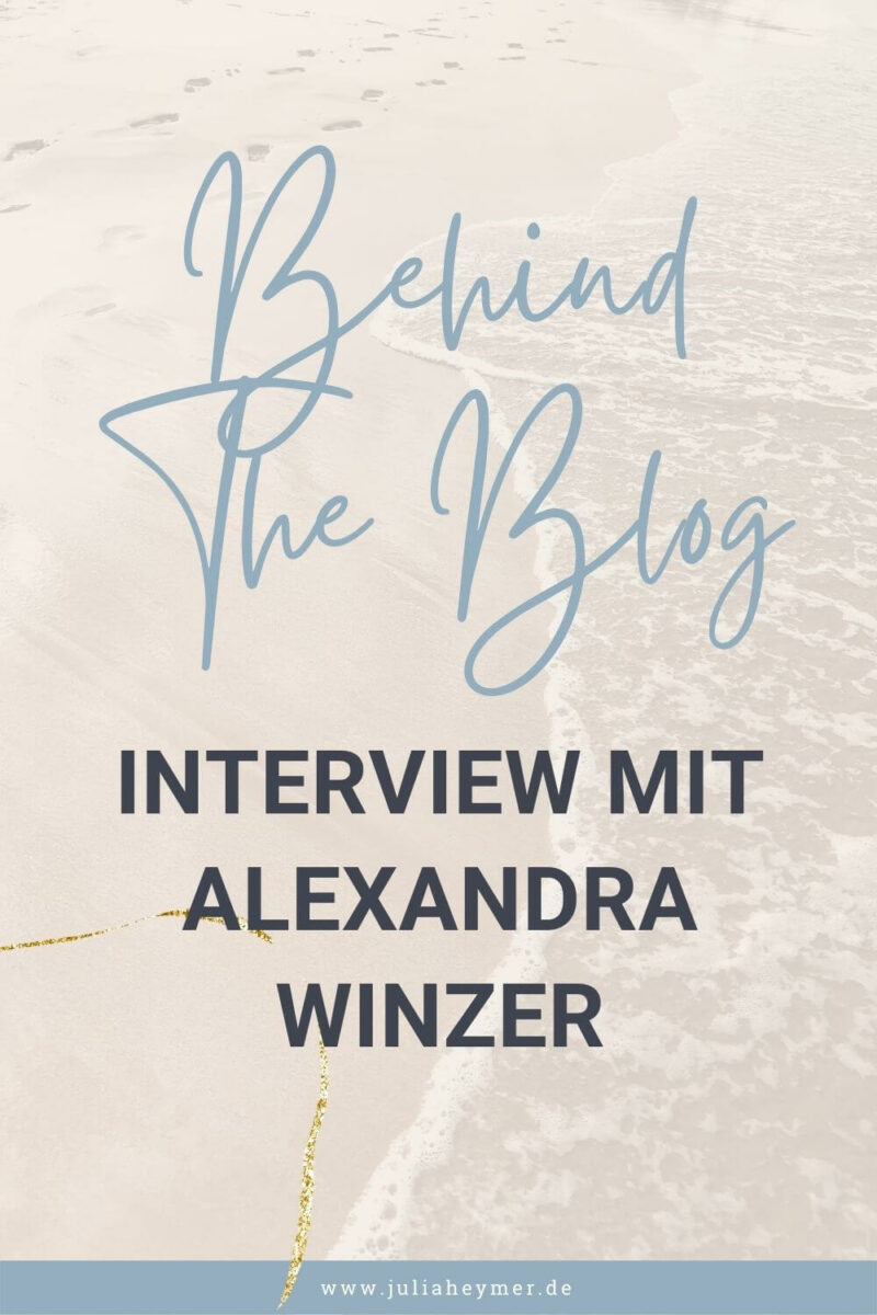 Behind The Blog Interview Alexandra Winzer