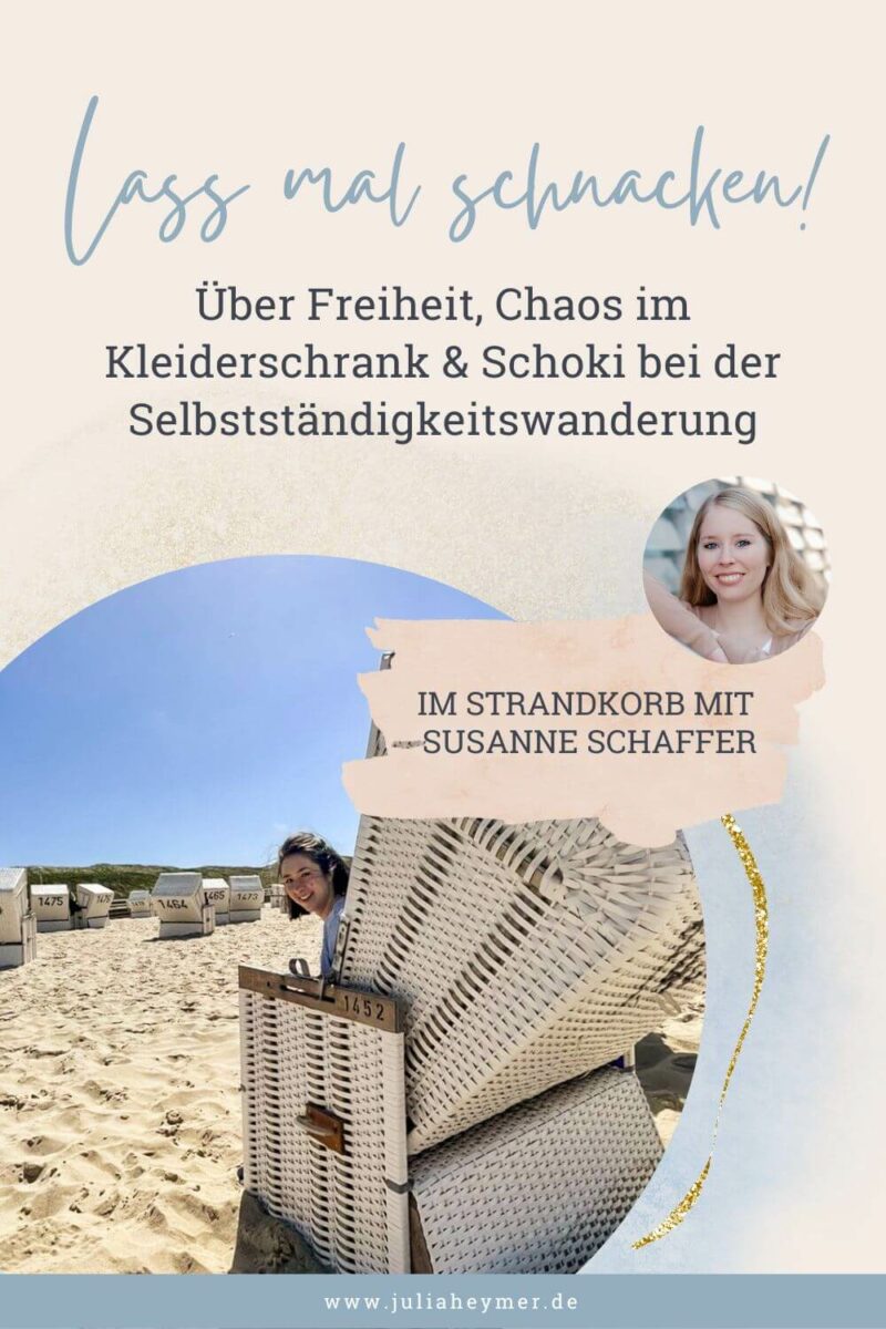 Strandkorbschnack Susanne Schaffer