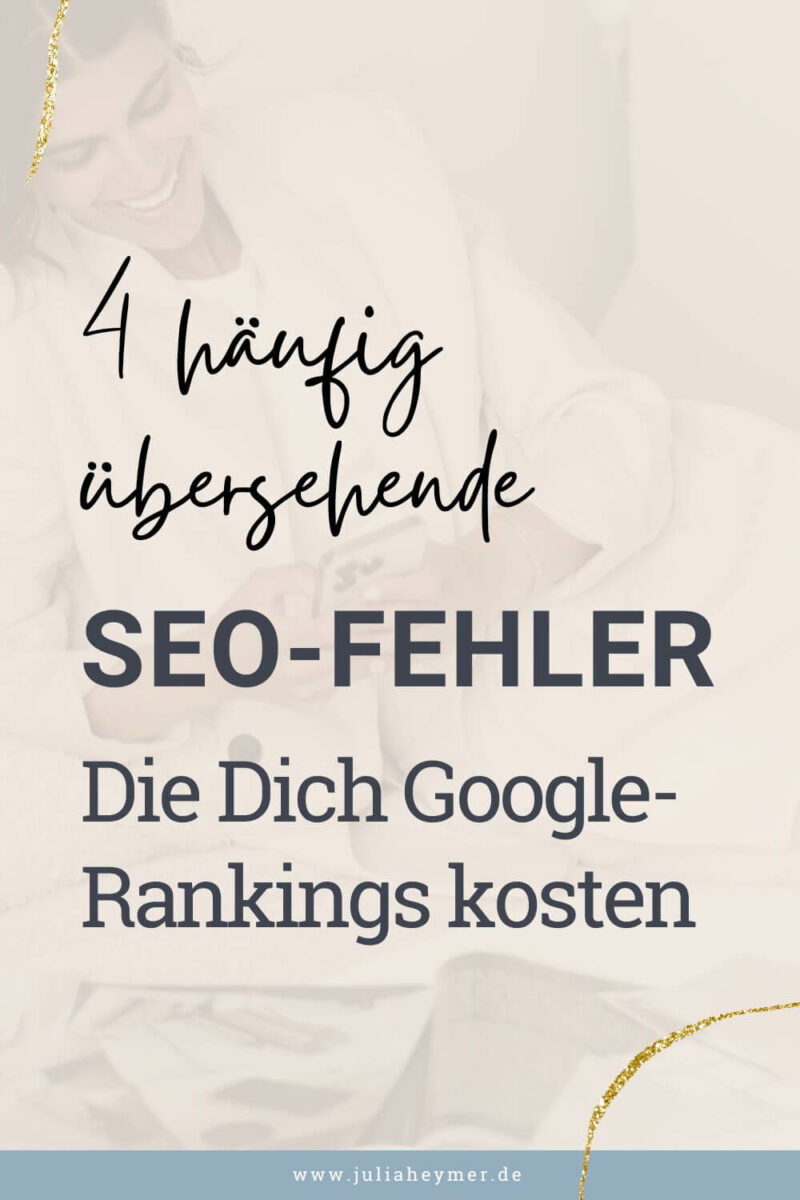 fehler suchmaschinenoptimierung