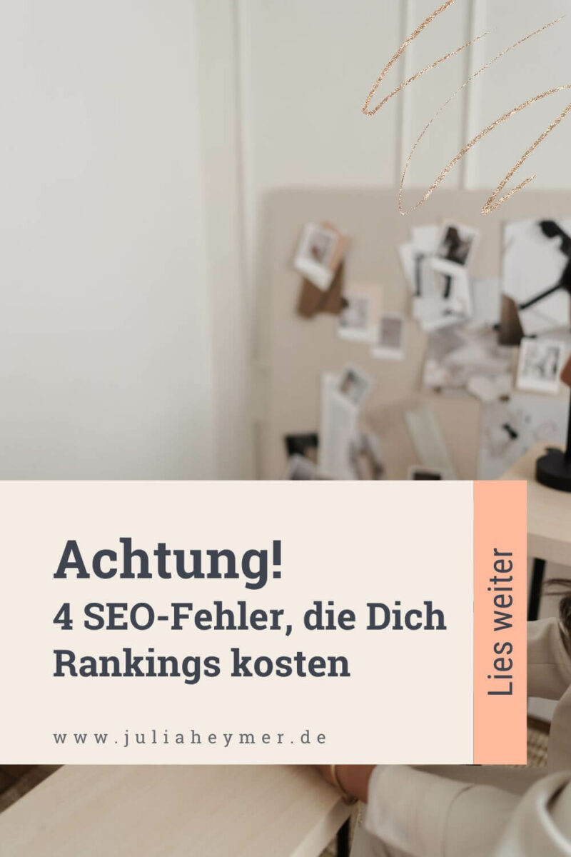 typische seo fehler website blog