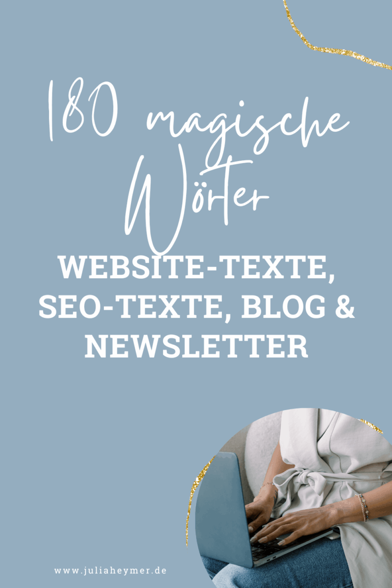 zauberwort website-texte, blogartikel, newsletter