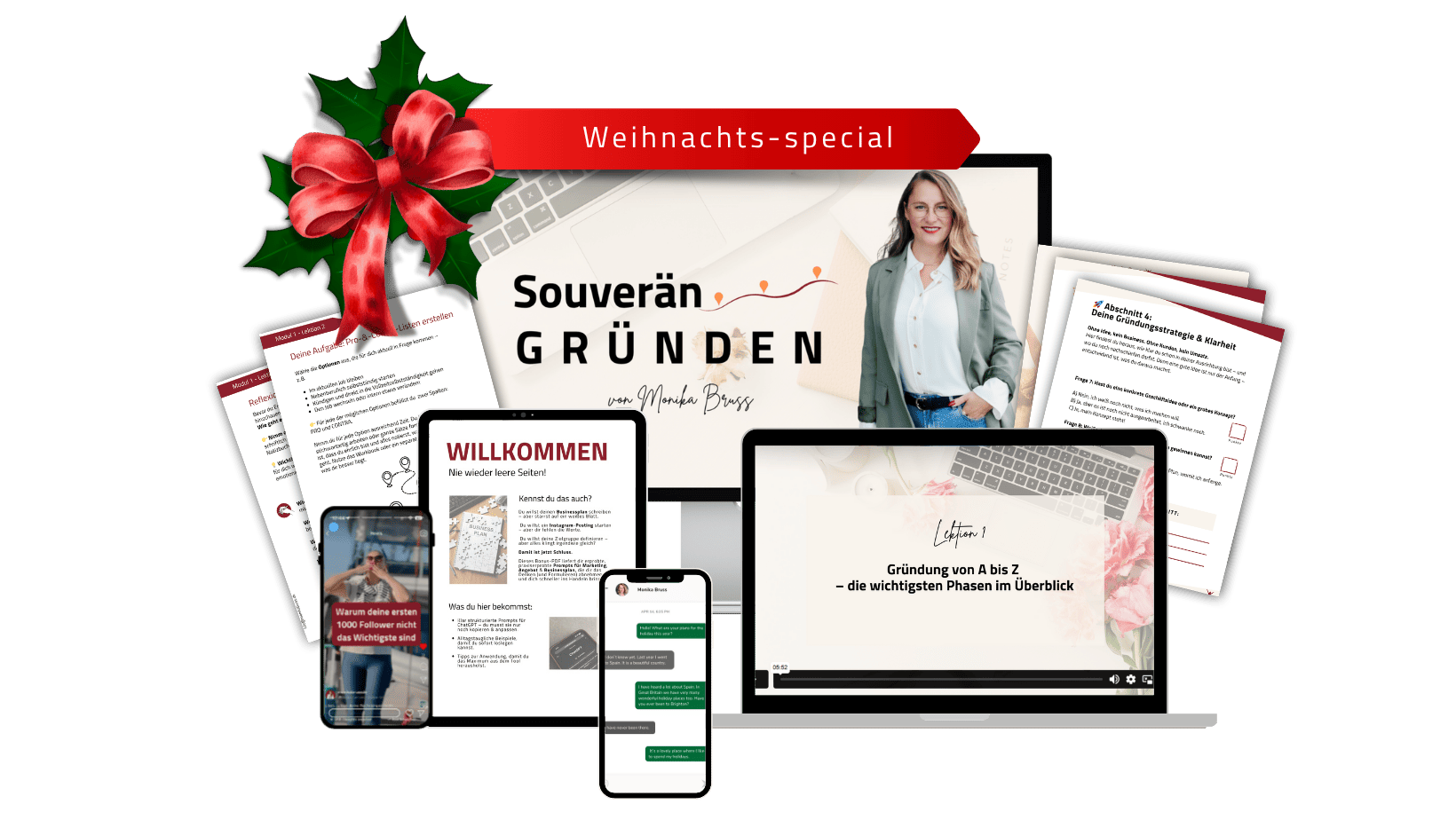 Monika Bruss Weihnachten Rabatt Sales-Texte